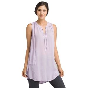 Women’s Prana Natassa Crinkled Tunic in Bleached Lavender